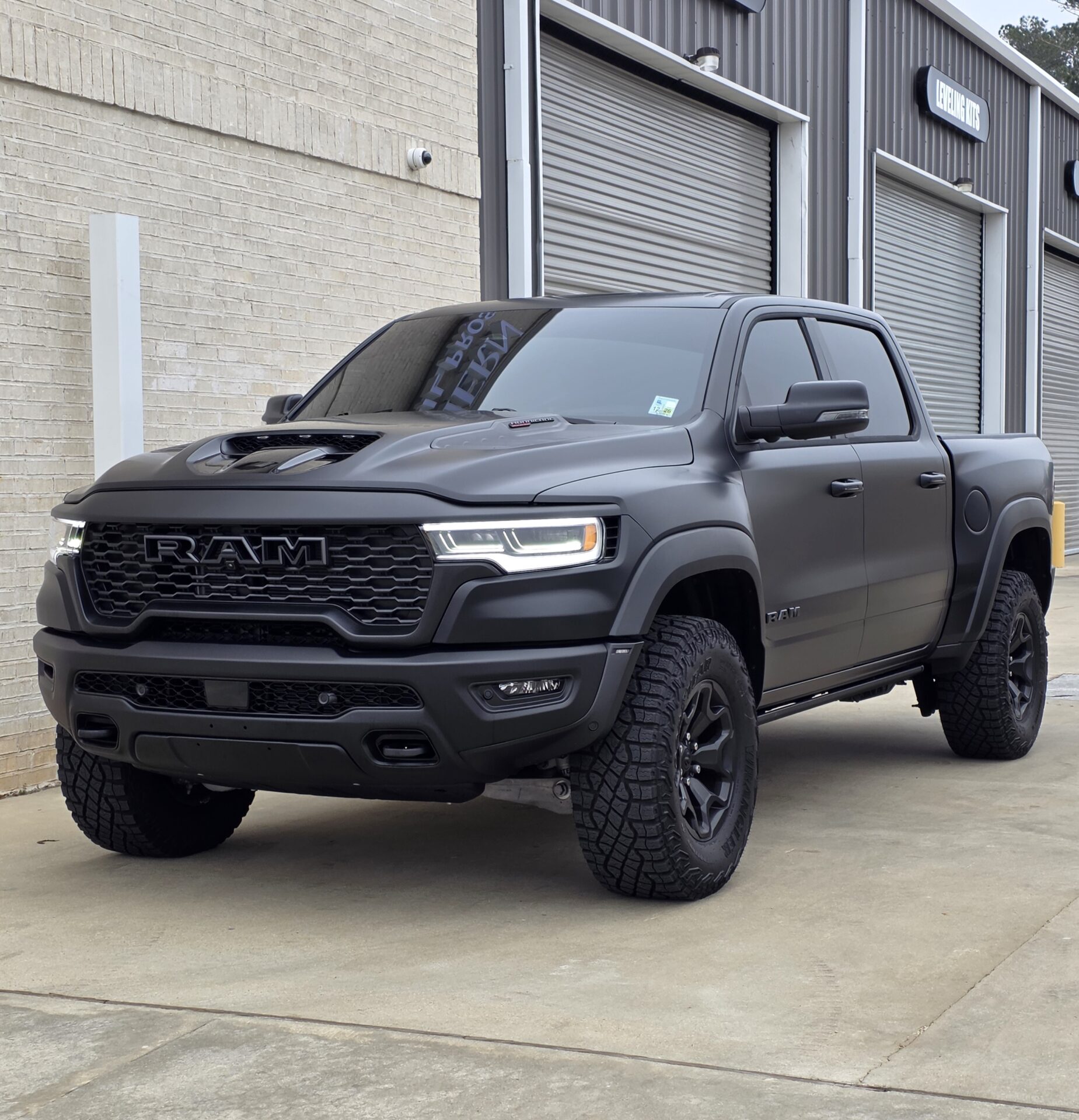 RAM RHO wrapped in full-body matte paint protection film