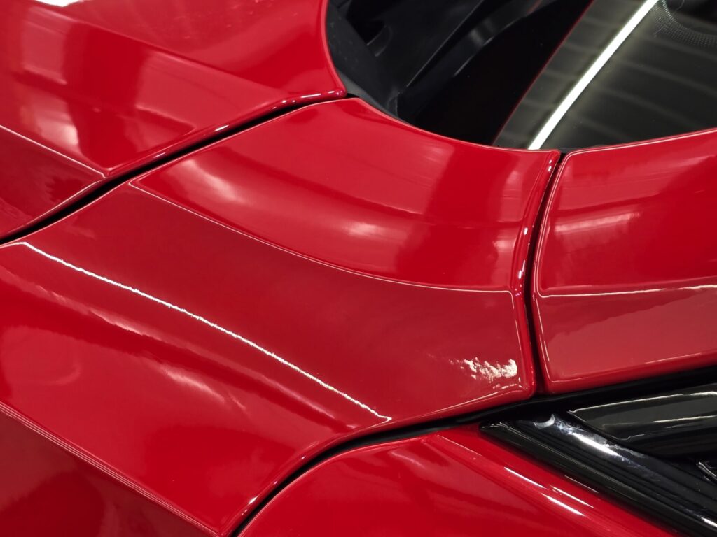 PPF Fender wrapped with hidden edges and hugged corners