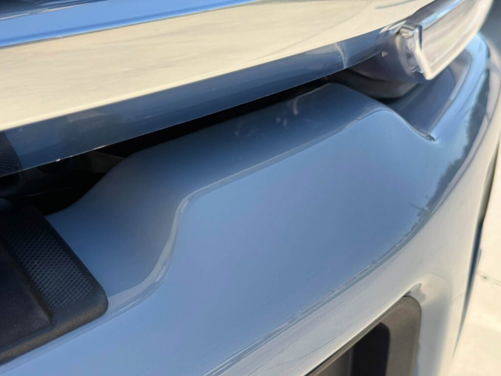 Ford F350 with seamless PPF bumper installation